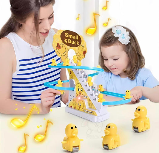 Small Duck Slide Track Toy with Lights & Music πΆβ¨