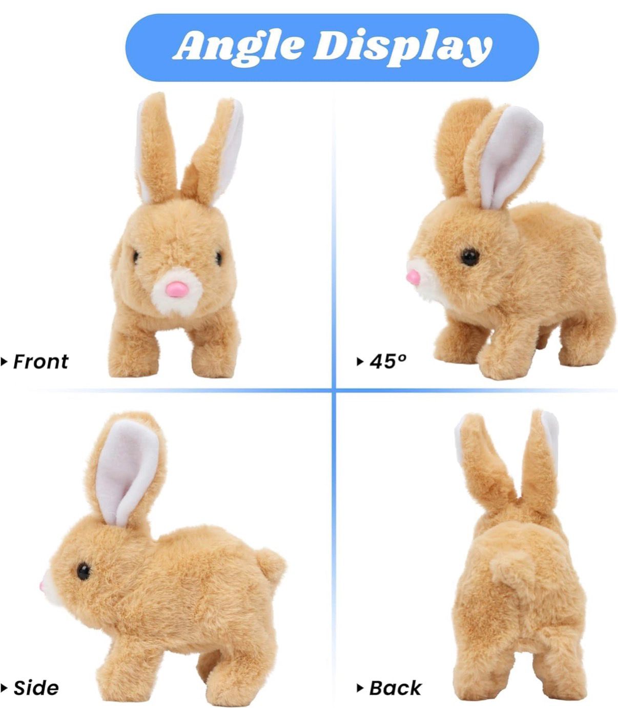 Walking Bunny Toy with Sound & Movement