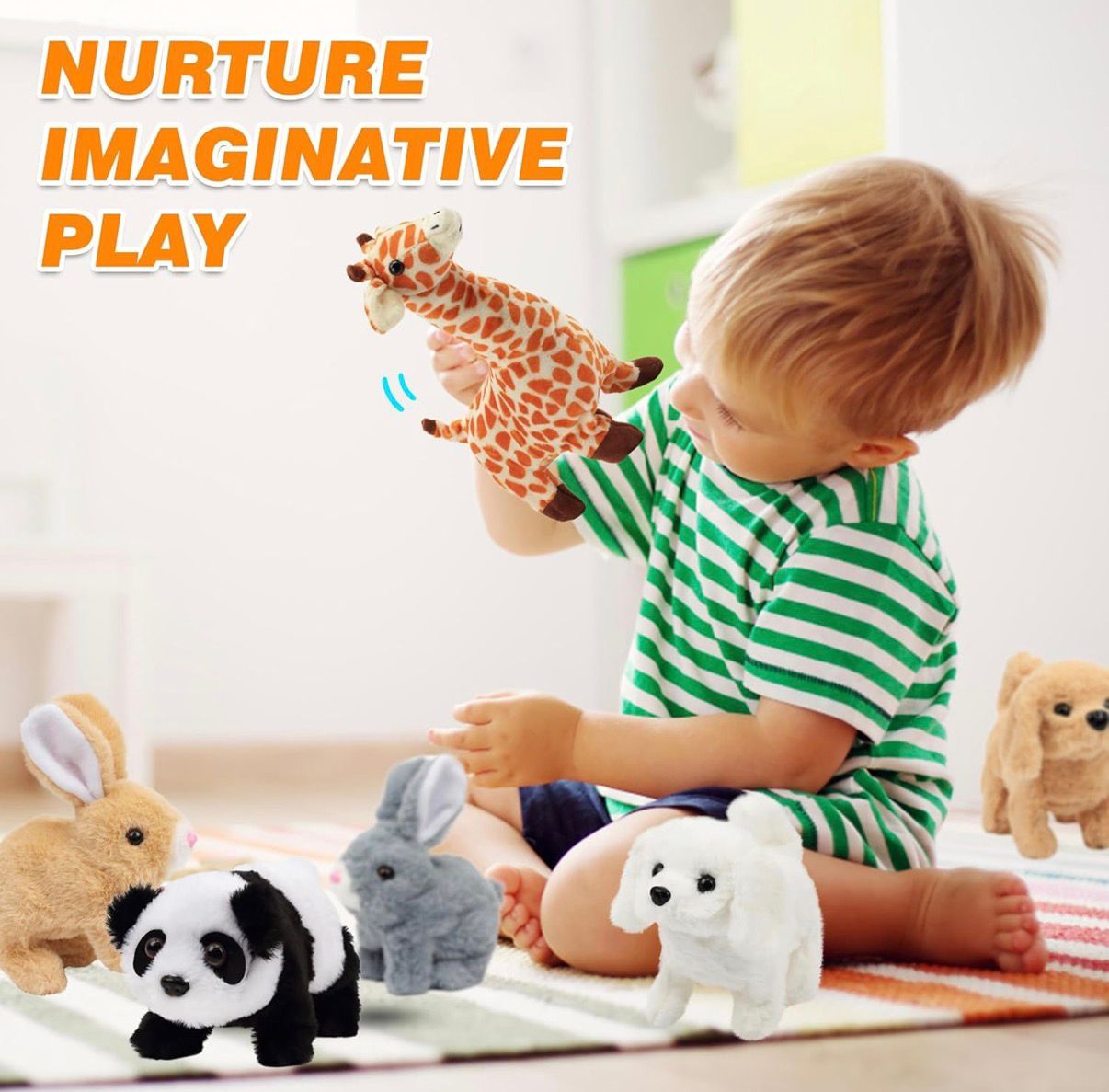 Walking Bunny Toy with Sound & Movement