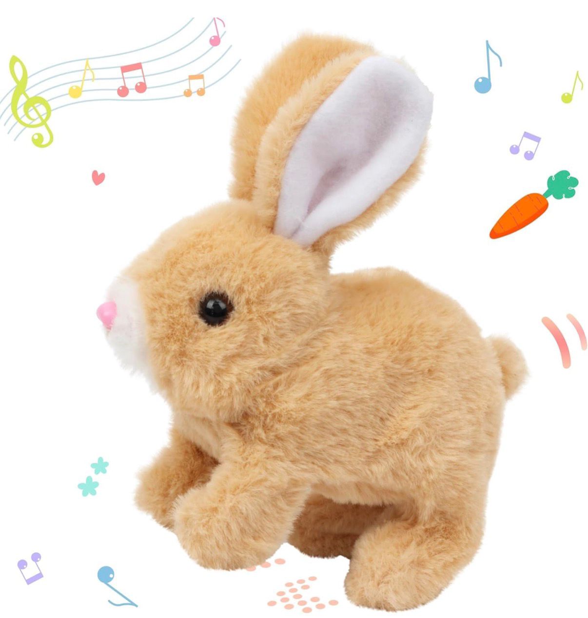 Walking Bunny Toy with Sound & Movement